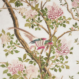 Schumacher Les Oiseaux Panel Set Ivory Wallpaper