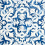 Schumacher Azulejos Azure Wallpaper