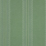 Schumacher Greco Stripe Green Fabric