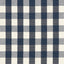 Schumacher Dutton Buffalo Check Navy Fabric