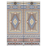 Schumacher Shell Grotto Panel B Onyx Multi Wallpaper