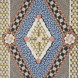 Schumacher Shell Grotto Panel B Onyx Multi Wallpaper