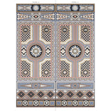 Schumacher Shell Grotto Panel A Onyx Multi Wallpaper