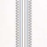 Schumacher Greco Stripe Ivory Wallpaper