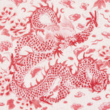 Schumacher Empress Dragon Rose Fabric