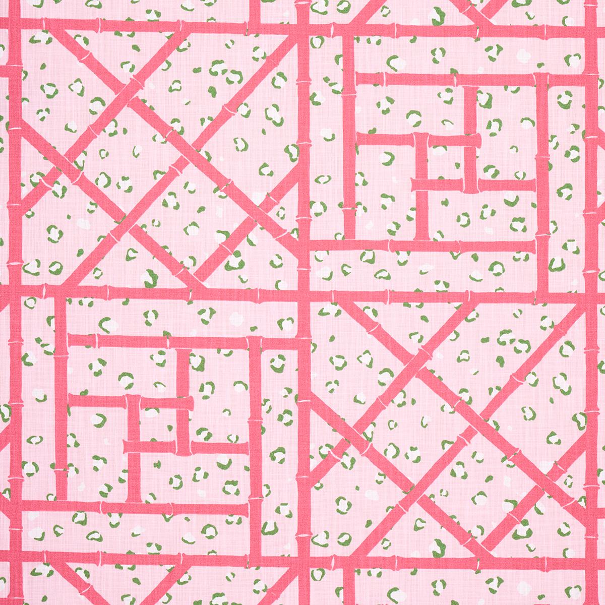 Schumacher Fancy Beast Indoor/ Outdoor Palm Beach Pink Fabric