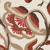 Schumacher Alexandra Vine Linen Natural & Spice Fabric