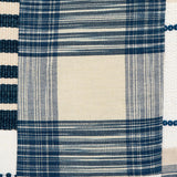 Schumacher Carlisle Patchwork Indigo Fabric