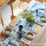 Schumacher Carlisle Patchwork Indigo Fabric