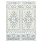 Schumacher Shell Grotto Panel B Seafoam Wallpaper