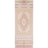 Schumacher Shell Grotto Panel B Coral Wallpaper