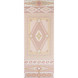 Schumacher Shell Grotto Panel B Coral Wallpaper