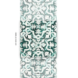 Schumacher Azulejos Emerald Wallpaper