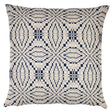 Schumacher Navy 20" x 20" Francestown Coverlet Pillow
