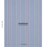 Schumacher Greco Stripe Navy Fabric