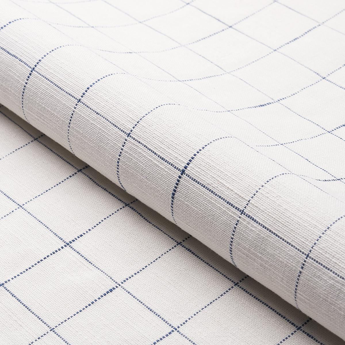 Schumacher Marietta Navy Fabric