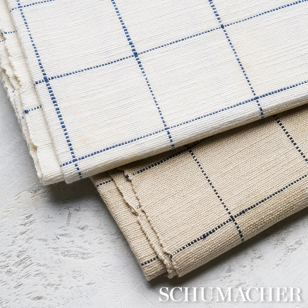 Schumacher Marietta Navy Fabric