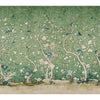 Schumacher Les Oiseaux Panel Set Jade Wallpaper