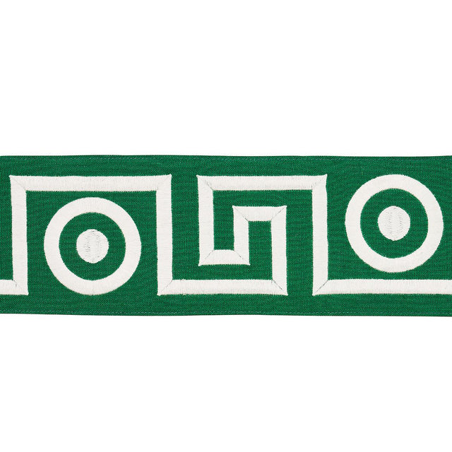 Schumacher Plato Tape Green Trim