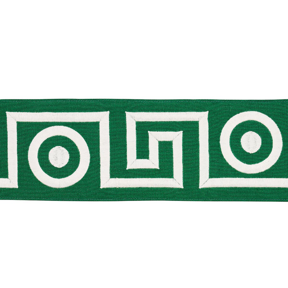 Schumacher Plato Tape Green Trim