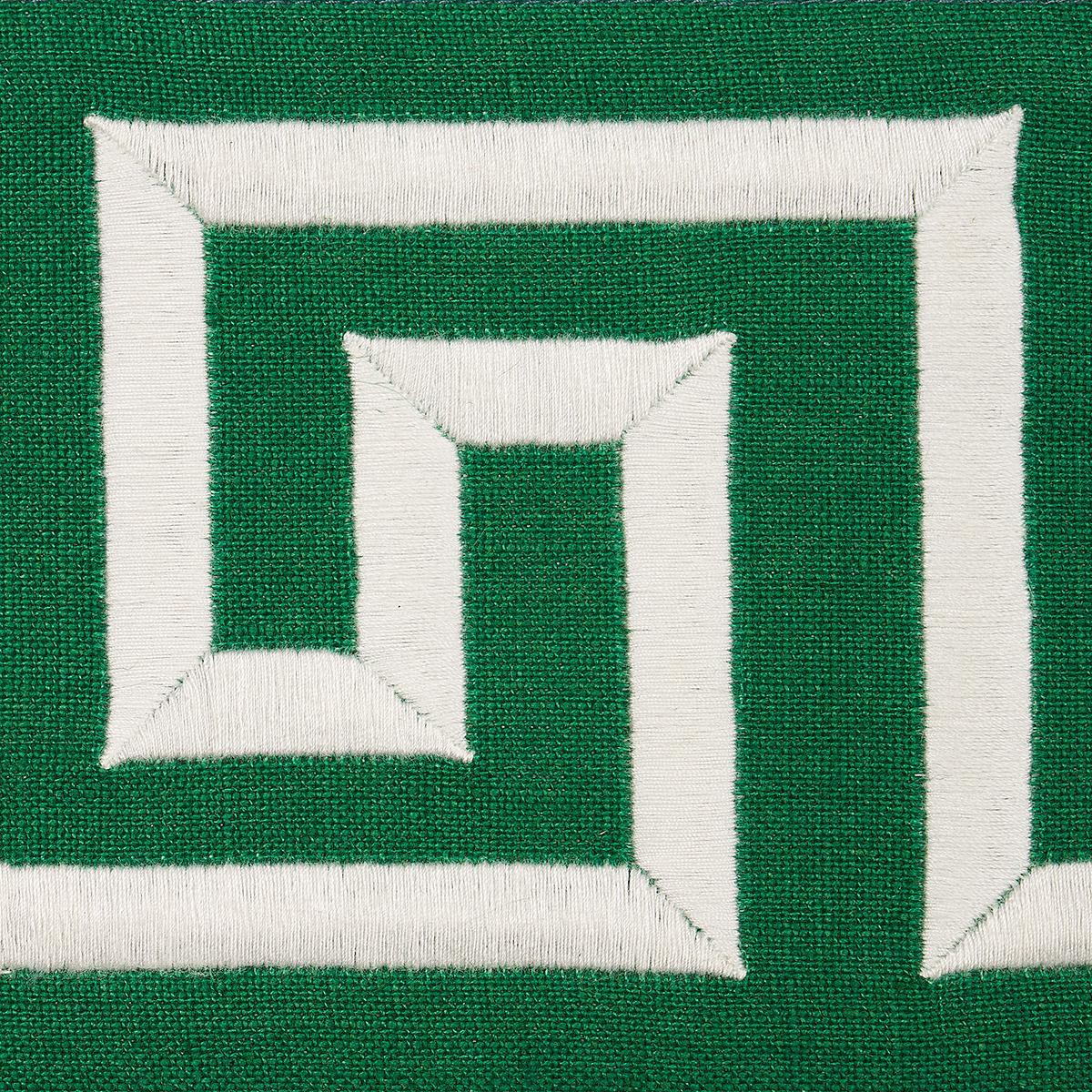 Schumacher Plato Tape Green Trim