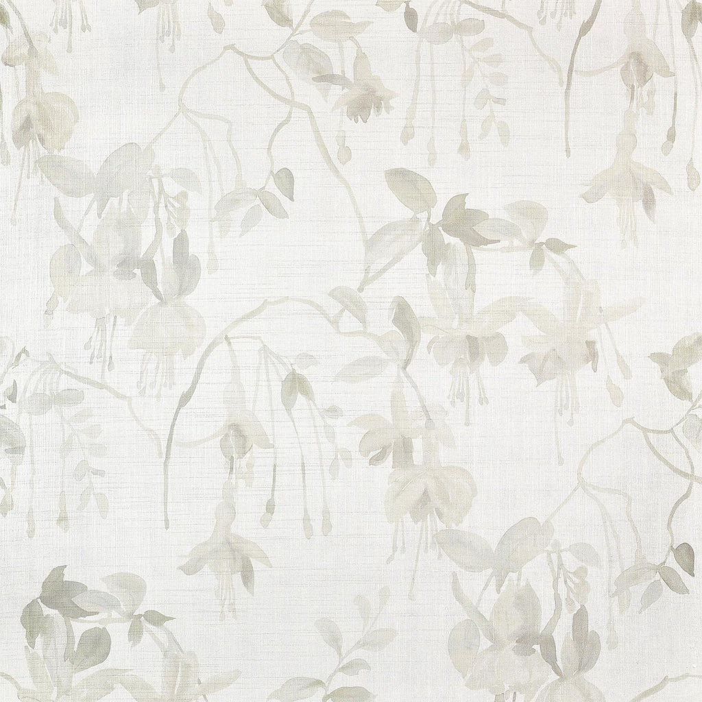 Phillip Jeffries Blushing Blooms Silver Beige Wallpaper