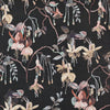 Phillip Jeffries Blushing Blooms Black Bouquet Wallpaper