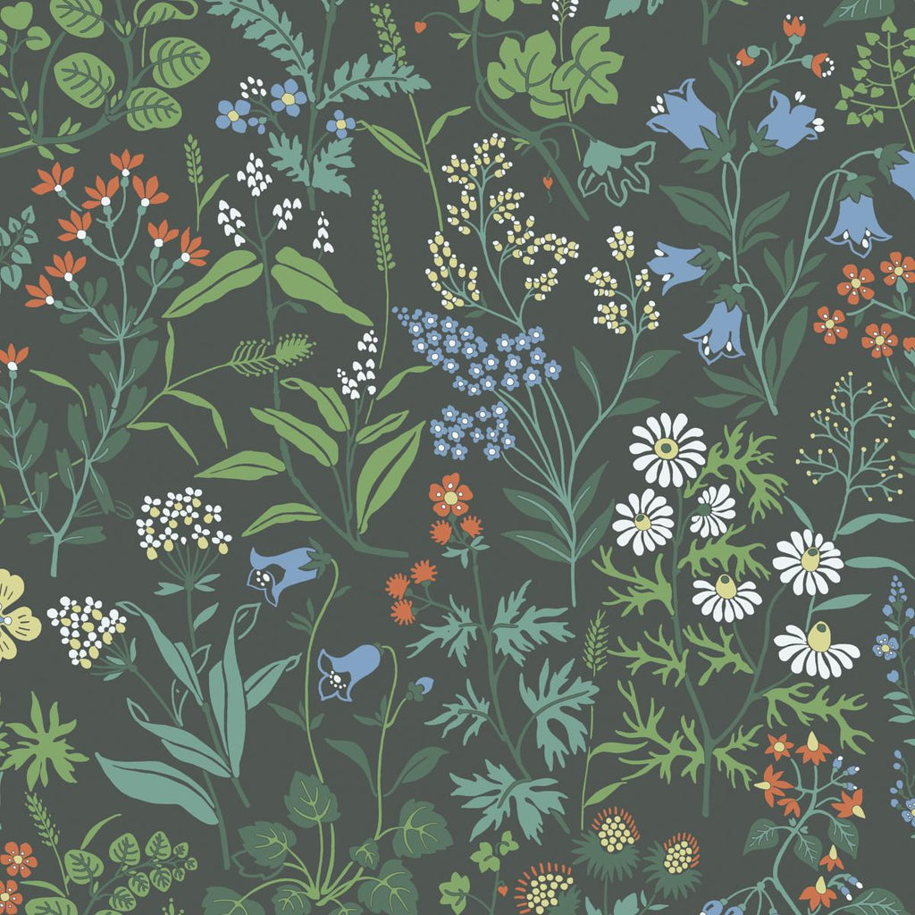 Borastapeter Flora Spruce Wallpaper