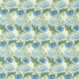 Morris & Co Chrysanthemum Indigo/Bayleaf Fabric