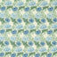 Morris & Co Chrysanthemum Indigo/Bayleaf Fabric