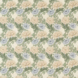 Morris & Co Chrysanthemum Mineral/Cream Fabric