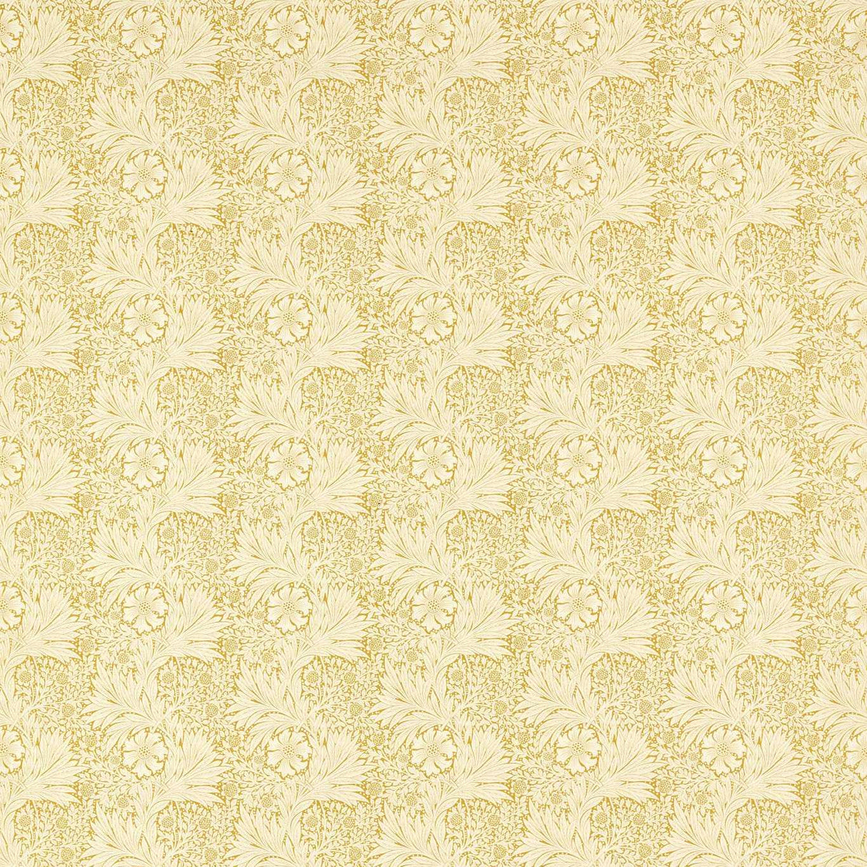 Morris & Co Marigold Wheat Fabric