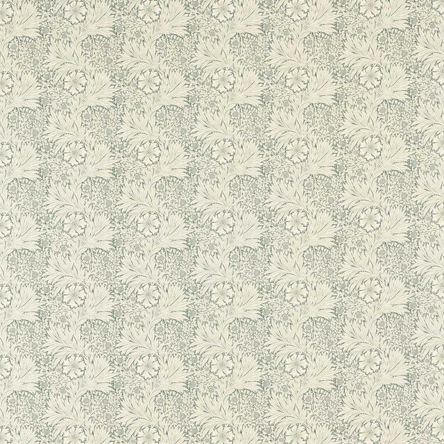 Morris & Co Marigold Soft Teal Fabric