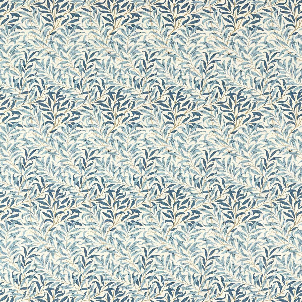 Morris & Co Willow Bough Indigo Fabric