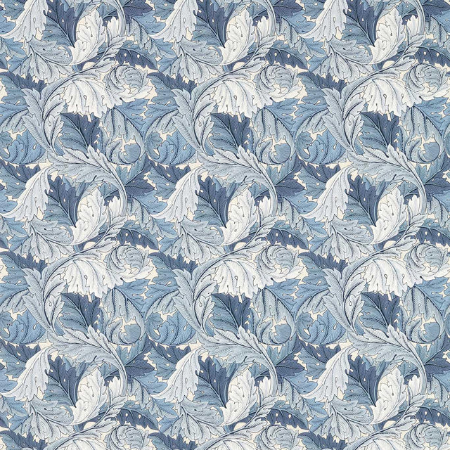 Morris & Co Acanthus Indigo Fabric