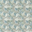 Morris & Co Acanthus Mineral Blue/Linen Fabric