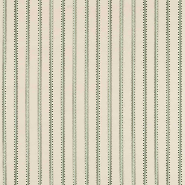 Morris & Co Holland Park Stripe Sage/Linen Fabric