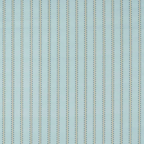 Morris & Co Holland Park Stripe Mineral Blue Fabric