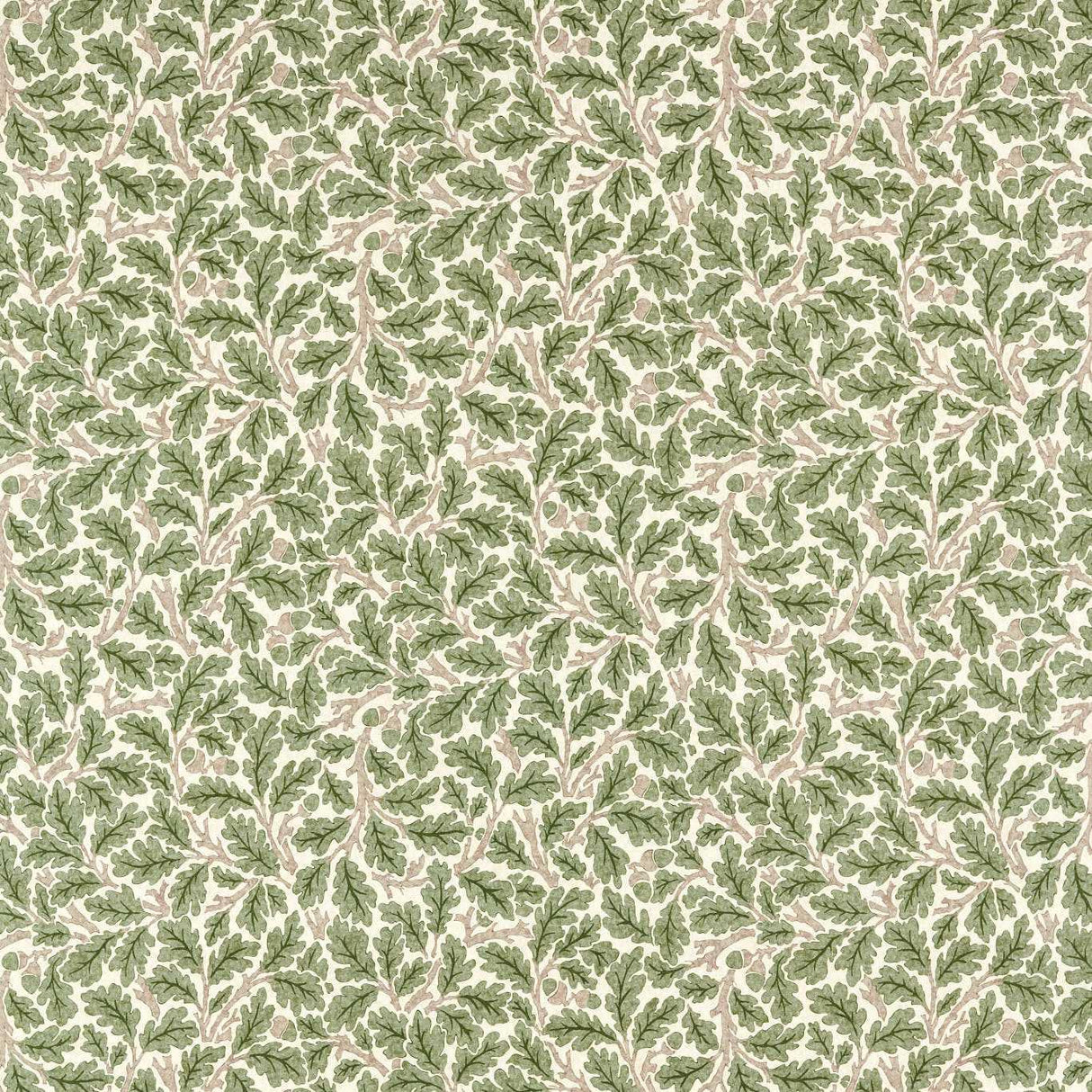 Morris & Co Oak Sage Green Fabric