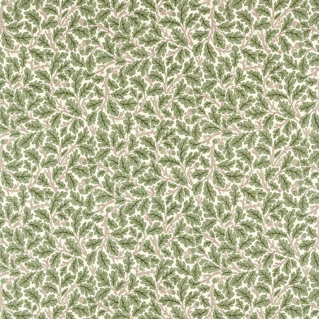 Morris & Co Oak Sage Green Fabric