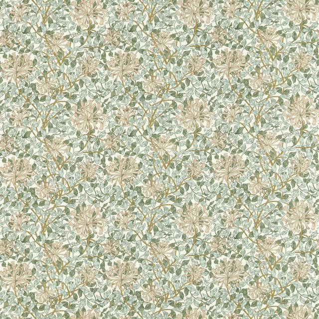 Morris & Co Honeysuckle Sage/Clay Fabric