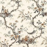 Zoffany Emperors Musician Charcoal Fabric