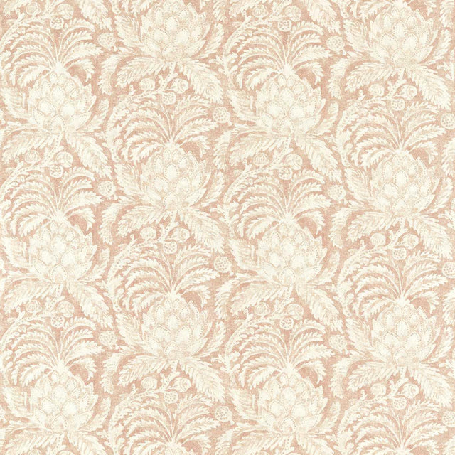 Zoffany Pina de Indes Tuscan Pink Fabric