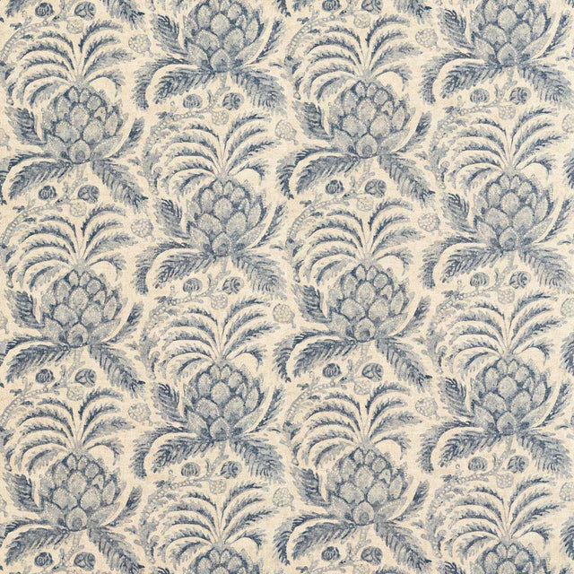 Zoffany Pina de Indes Indigo Fabric