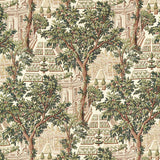 Zoffany Italian Garden Tuscan Pink Fabric