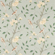 Zoffany Eleonora Print Stockholm Blue Fabric