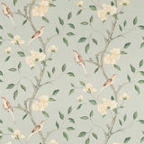 Zoffany Eleonora Print Stockholm Blue Fabric