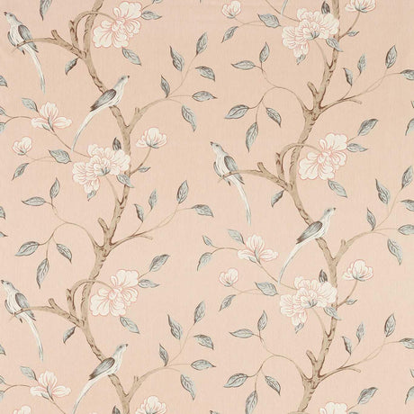 Zoffany Eleonora Print Tuscan Pink Fabric