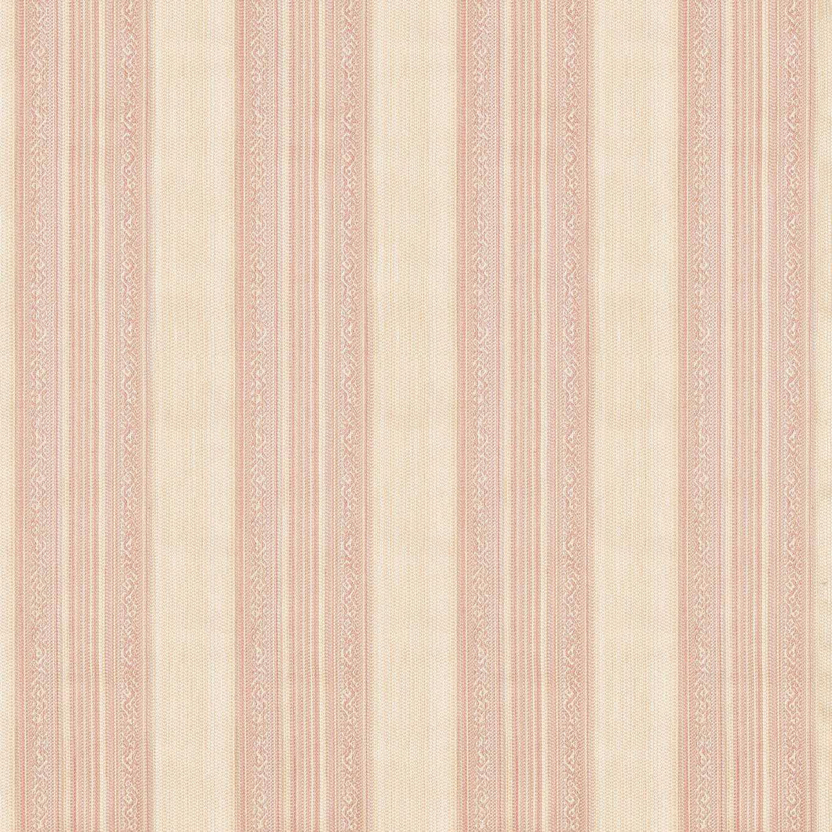 Zoffany Hanover Stripe Tuscan Pink Fabric