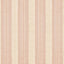 Zoffany Hanover Stripe Tuscan Pink Fabric